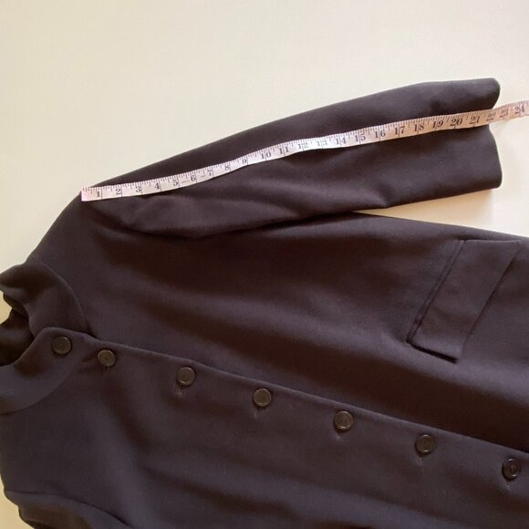 Jaeger Wool Cashmere Angora Overcoat Great Britain Sz12 - Picture 11 of 14